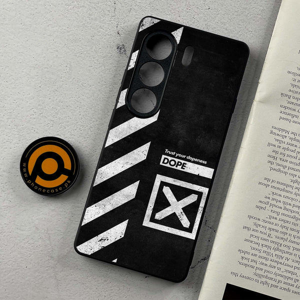 Tecno Camon 40 - Trust Your Dopeness - Premium Metal Printed Soft Bumper Shockproof Case
