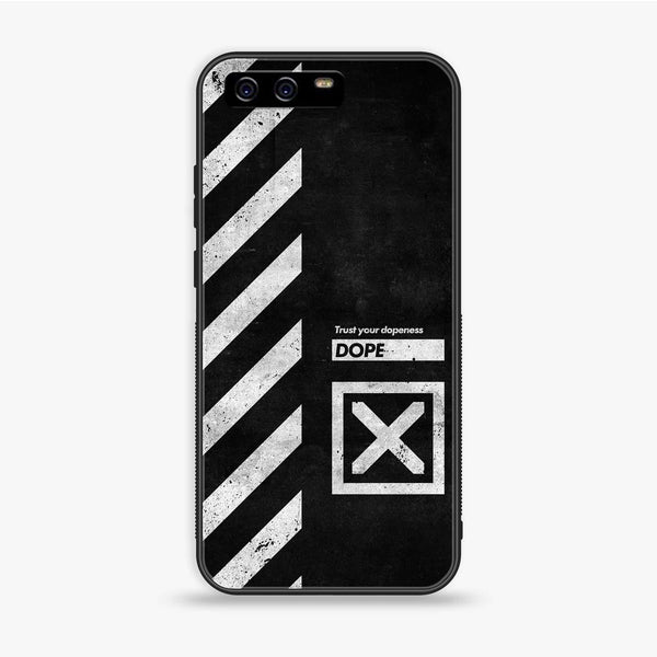 Huawei P10 - Trust Your Dopeness - Premium Printed Glass soft Bumper Shock Proof Case