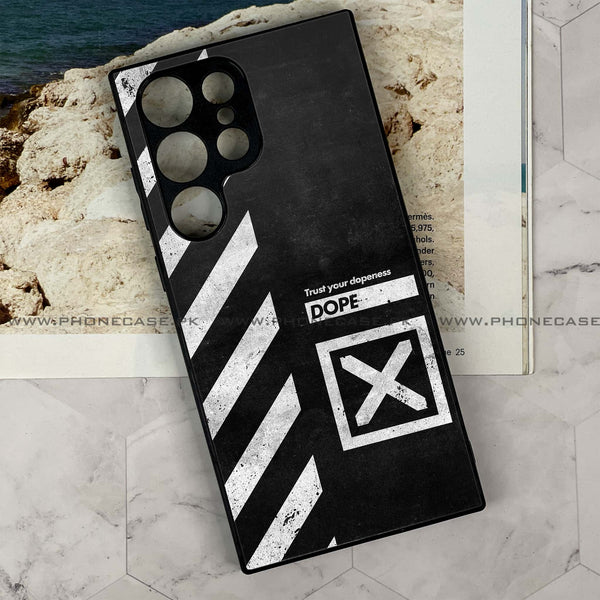 Samsung Galaxy S22 Ultra - Trust Your Dopeness - Premium Metal Printed soft Bumper shock Proof Case