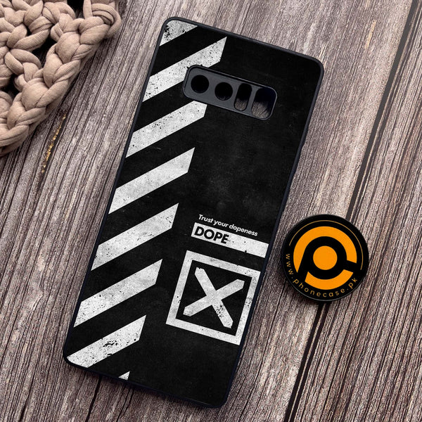 Samsung Galaxy Note 8 - Trust Your Dopeness - Premium Metal Printed soft Bumper shock Proof Case