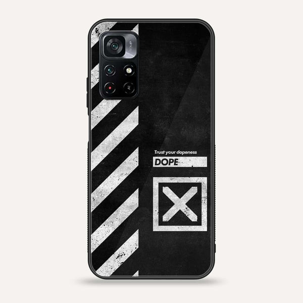 Xiaomi Poco M4 Pro 5G - Trust Your Dopeness -  Premium Printed Metal soft Bumper shock Proof Case