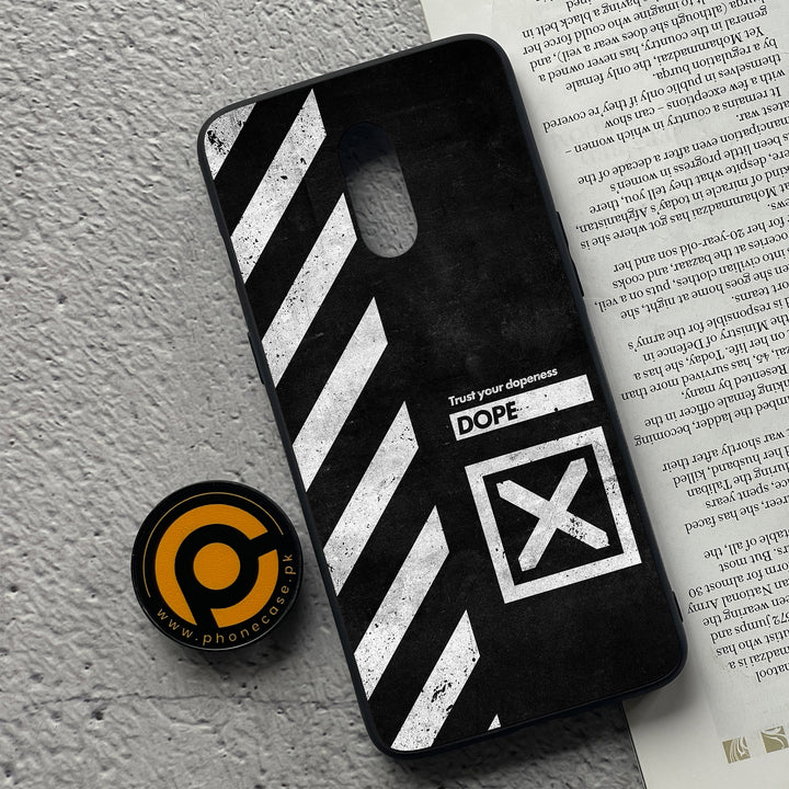 OnePlus 7 - Trust Your Dopeness - Premium Metal Printed soft Bumper Shock Proof Case