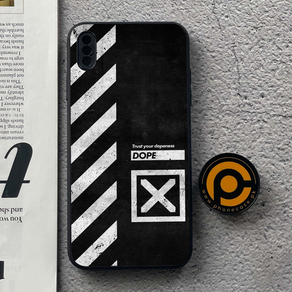 iPhone XS Max - Trust Your Dopeness - Premium Metal Printed soft Bumper shock Proof Case
