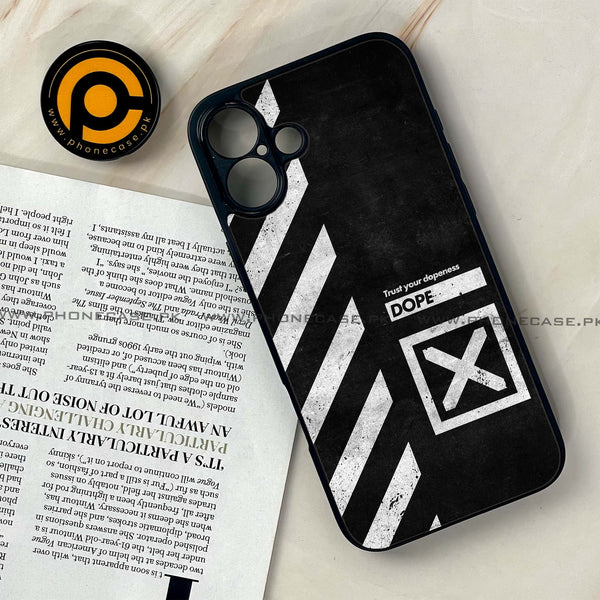 iPhone 16 Plus - Trust Your Dopeness - Premium Printed Glass soft Bumper shock Proof Case