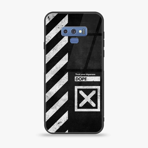Samsung Galaxy Note 9 - Trust Your Dopeness - Premium Printed Glass soft Bumper Shock Proof Case