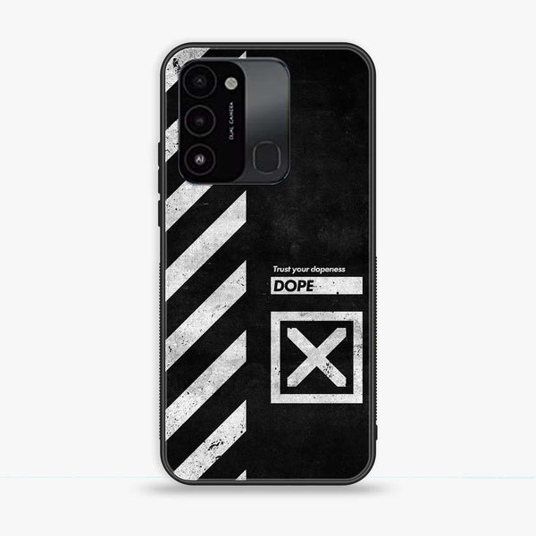 Tecno Spark Go 2022 - Trust Your Dopeness - Premium Printed Glass soft Bumper Shock Proof Case