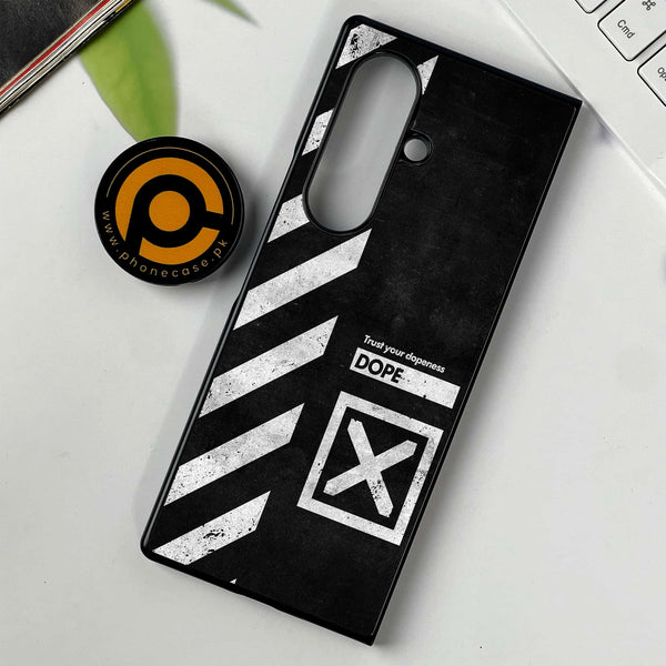 Samsung Galaxy Z Fold 7 - Trust Your Dopeness -  Premium Metal Printed soft Bumper shock Proof Case