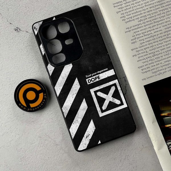 Infinix Note 50 Pro Plus - Trust Your Dopeness - Premium Metal Printed Soft Bumper Shockproof Case