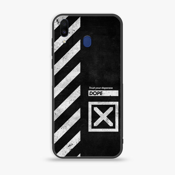 Samsung Galaxy M20 - Trust Your Dopeness - Premium Printed Glass Case
