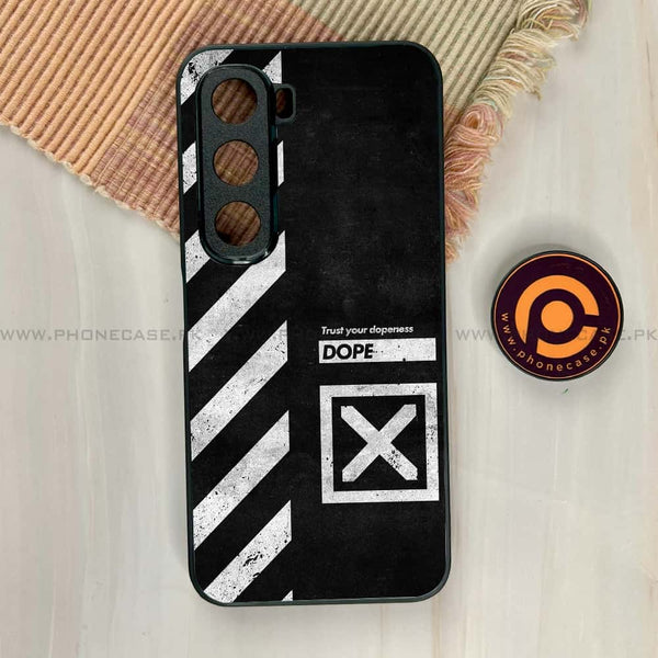 Infinix Hot 60i - Trust Your Dopeness - Premium Metal Printed soft Bumper shock Proof Case