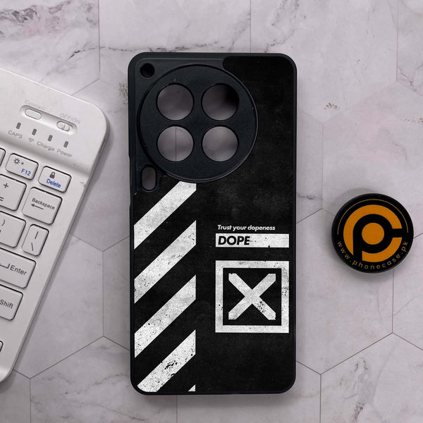 Tecno Camon 30 Premier - Trust Your Dopeness - Premium Metal Printed soft Bumper shock Proof Case