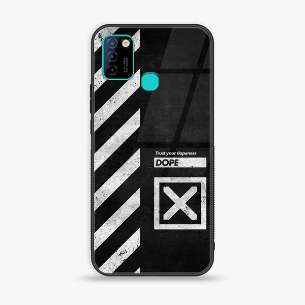 Infinix Smart 5 - Trust Your Dopeness - Premium Printed Glass soft Bumper Shock Proof Case