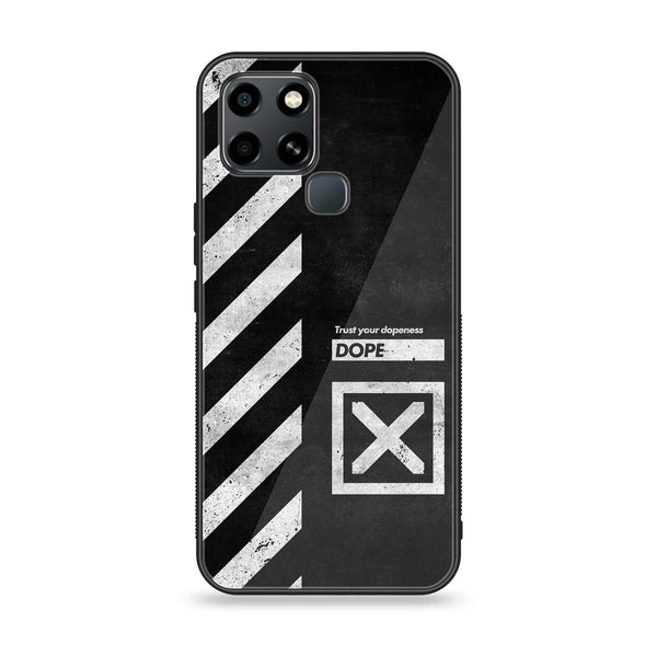 Infinix Smart 6 - Trust Your Dopeness -  Premium Printed Metal soft Bumper shock Proof Case