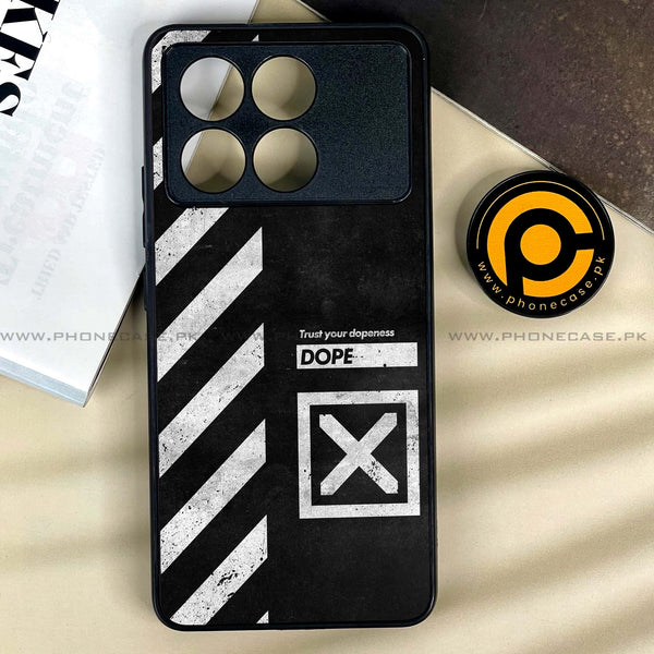 Xiaomi Poco X6 Pro 5G - Trust Your Dopeness -  Premium Printed Metal soft Bumper shock Proof Case