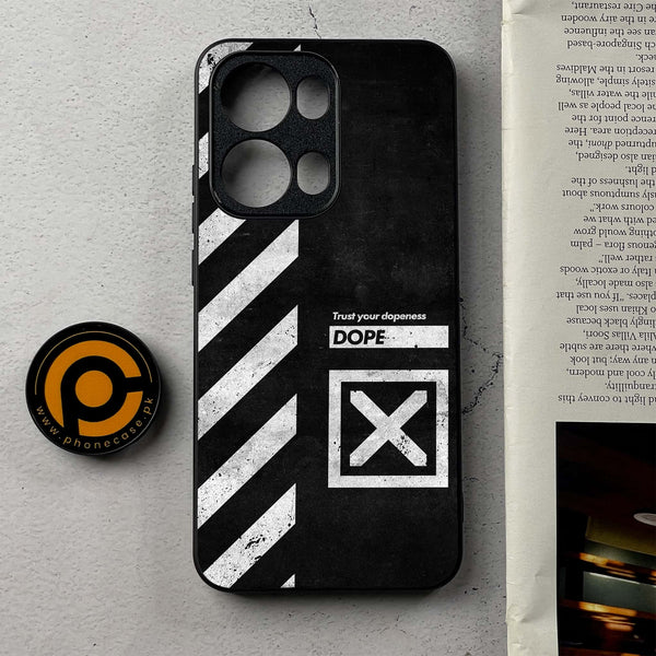 Oppo Reno 13 Pro - Trust Your Dopeness - Premium Metal Printed Soft Bumper Shockproof Case