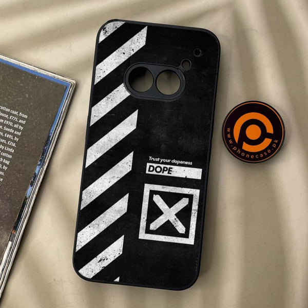 Dope X OffWhite Design  - HQ Ultra Shine Premium Metal Phone Case All Models