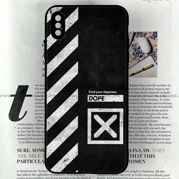 iPhone XS Max - Trust Your Dopeness - Premium Printed Glass soft Bumper shock Proof Case
