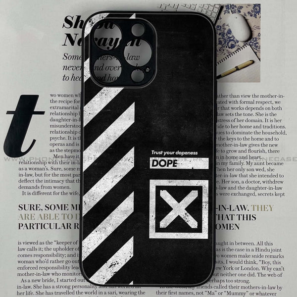 iPhone 15 Pro Max - Trust Your Dopeness - Premium Printed Glass soft Bumper shock Proof Case