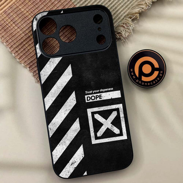 iPhone 17 Pro Max - Trust Your Dopeness - Premium Metal Printed soft Bumper shock Proof Case