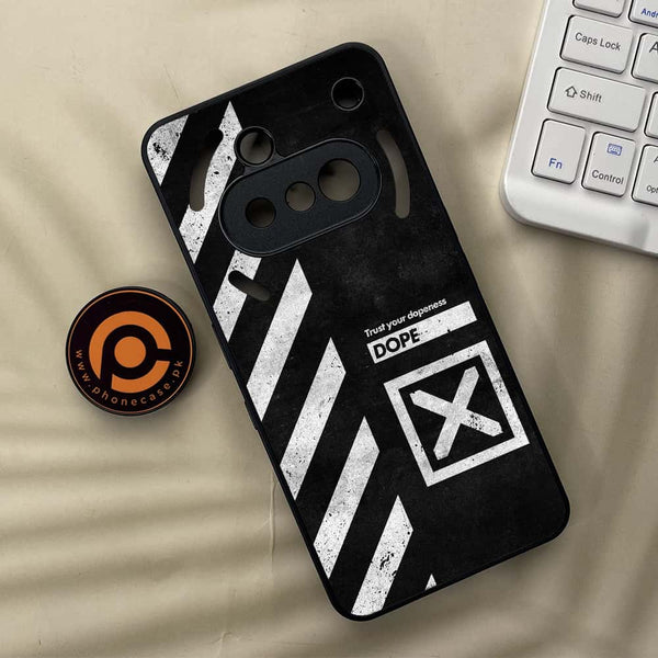 Nothing Phone 3a - Trust Your Dopeness - Premium Metal Printed soft Bumper shock Proof Case