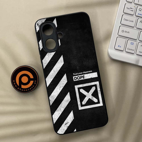 Tecno Spark Go 2 - Trust Your Dopeness - Premium Metal Printed soft Bumper Shock Proof Case