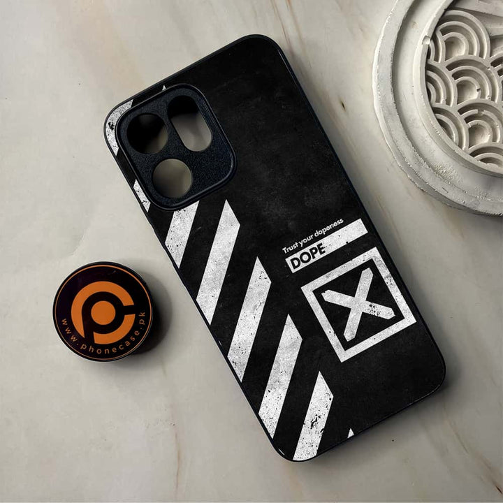 Oppo Reno 14F -    Trust Your Dopeness  - Premium Metal Printed Soft Bumper Shockproof Case
