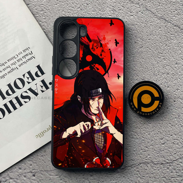 Vivo Y200 4G - Uchiha Itachi - Premium Metal Printed soft Bumper Shock Proof Case