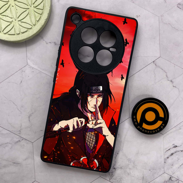 Infinix Zero 40 5G - Uchiha Itachi - Premium Metal Printed soft Bumper shock Proof Case