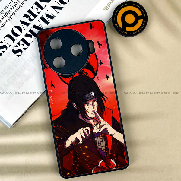 Tecno Camon 30 Pro 5G - Uchiha Itachi -  Premium Printed Metal soft Bumper shock Proof Case