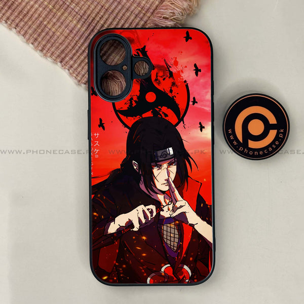 iPhone 17 -  Uchiha Itachi  - Premium Metal Printed soft Bumper shock Proof Case