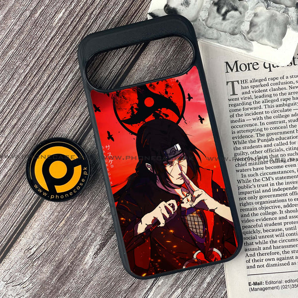 Google Pixel 9 - Uchiha Itachi - Premium Printed Glass soft Bumper shock Proof Case