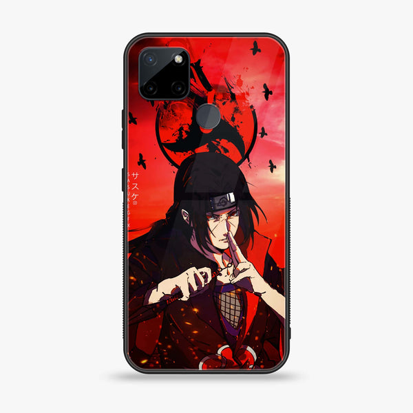 Realme C25Y - Uchiha Itachi -  Premium Printed Metal soft Bumper shock Proof Case