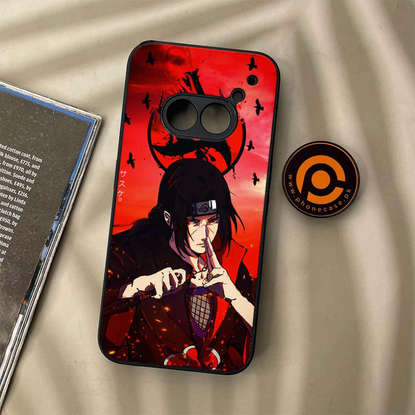 Nothing Phone (2a) - Uchiha Itachi - Premium Metal Printed soft Bumper Shock Proof Case