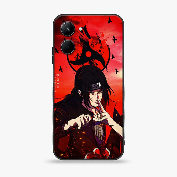 Realme C33 - Uchiha Itachi -  Premium Printed Metal soft Bumper shock Proof Case