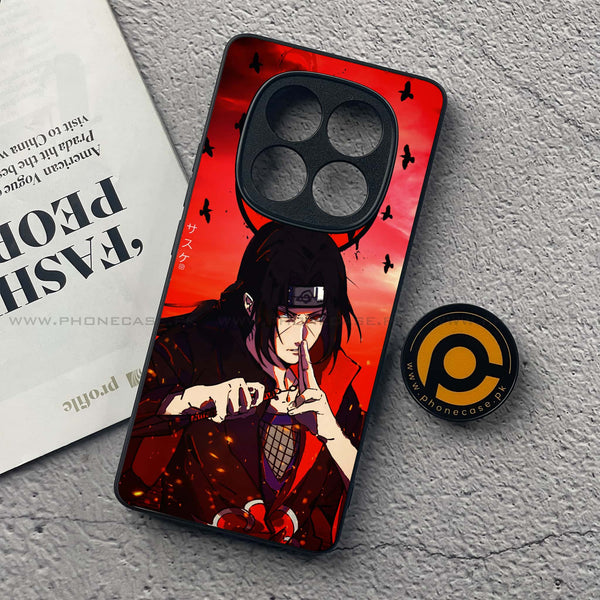 Redmi Note 14 Pro Plus 5G - Uchiha Itachi - Premium Printed Glass soft Bumper Shock Proof Case