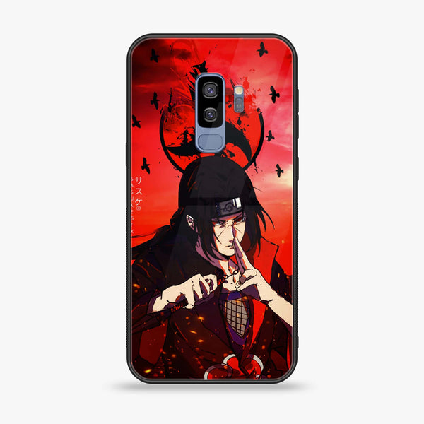 Samsung Galaxy S9 Plus - Uchiha Itachi - Premium Printed Glass soft Bumper Shock Proof Case