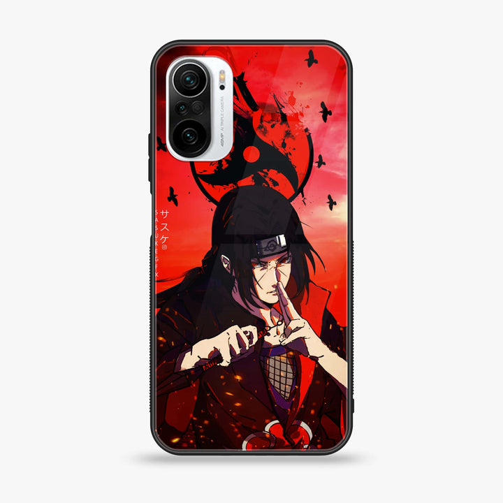 Xiaomi Poco F3 - Uchiha Itachi -  Premium Printed Metal soft Bumper shock Proof Case CS-44926