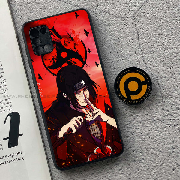 Samsung Galaxy A31 - Uchiha Itachi - Premium Printed Glass soft Bumper Shock Proof Case CS-40815