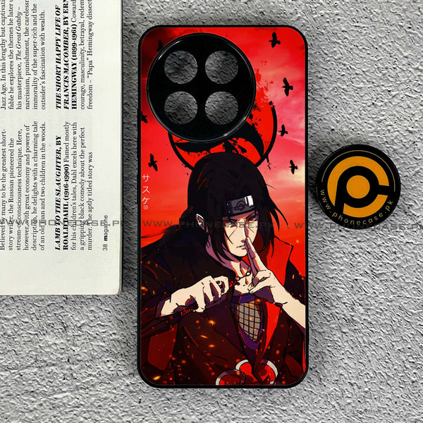 Tecno Spark 30 Pro - Uchiha Itachi - Premium Printed Metal soft Bumper shock Proof Case