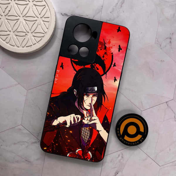 OnePlus 10R -  Uchiha Itachi - Premium Metal Printed soft Bumper shock Proof Case
