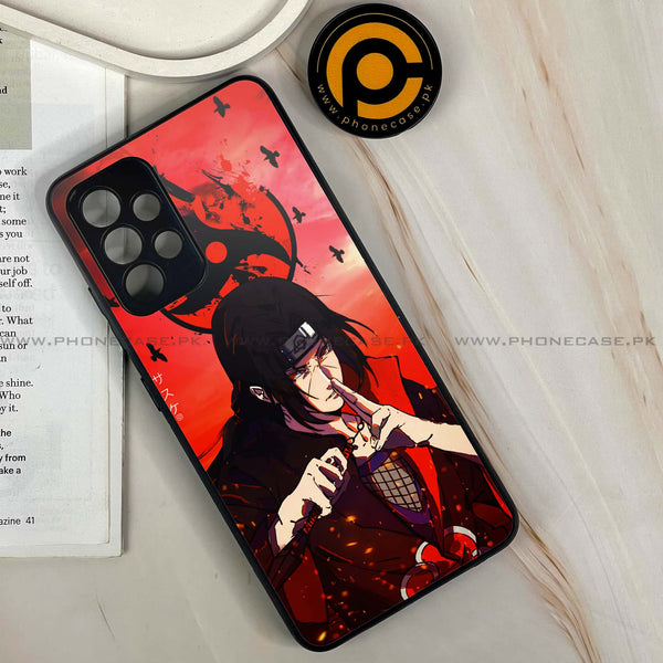 Samsung Galaxy A13 - Uchiha Itachi - Premium Printed Glass soft Bumper Sock Proof Case