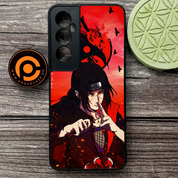 Realme C65  - Uchiha Itachi - Premium Metal Printed soft Bumper shock Proof Case