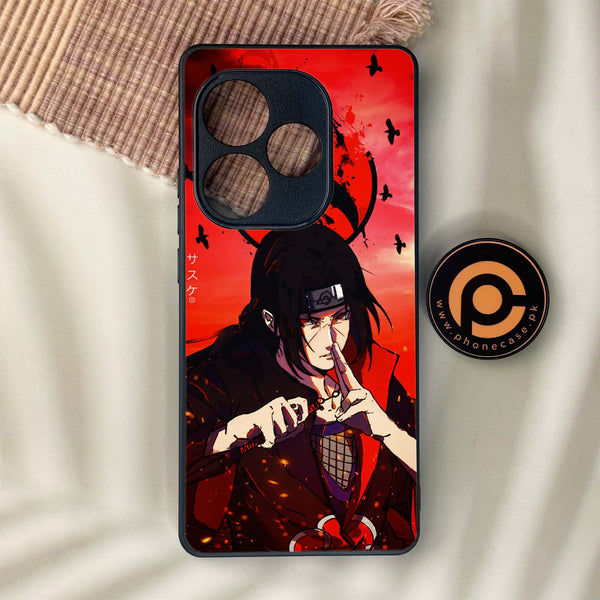 Realme GT 6 - Uchiha Itachi - Premium Metal Printed soft Bumper shock Proof Case