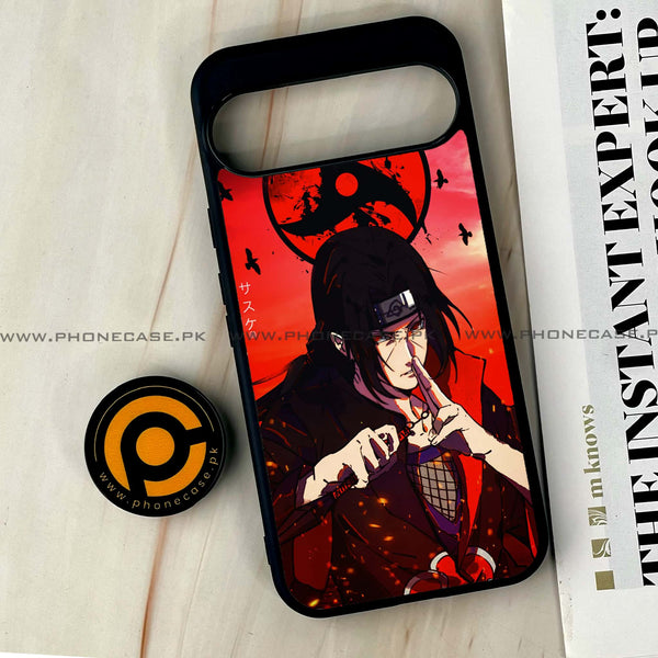 Google Pixel 9 Pro XL -  Uchiha Itachi - Premium Printed Glass soft Bumper shock Proof Case CS-21212