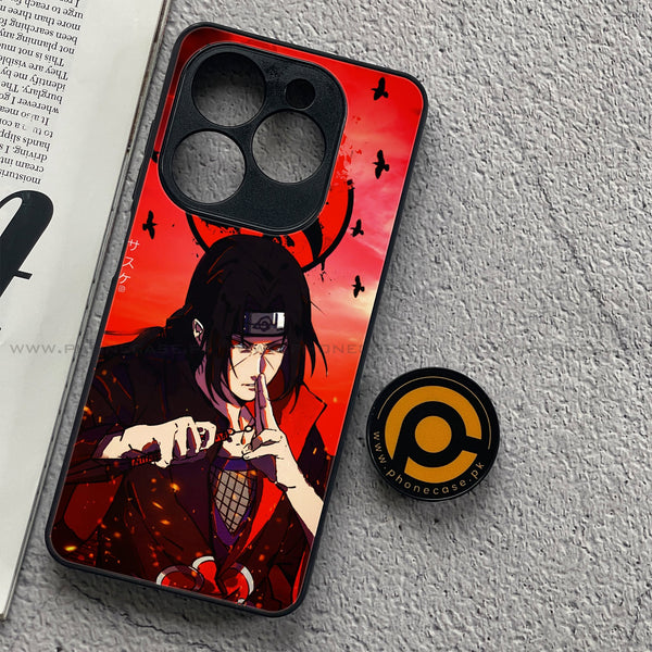 Realme C61 - Uchiha Itachi - Premium Metal Printed soft Bumper shock Proof Case