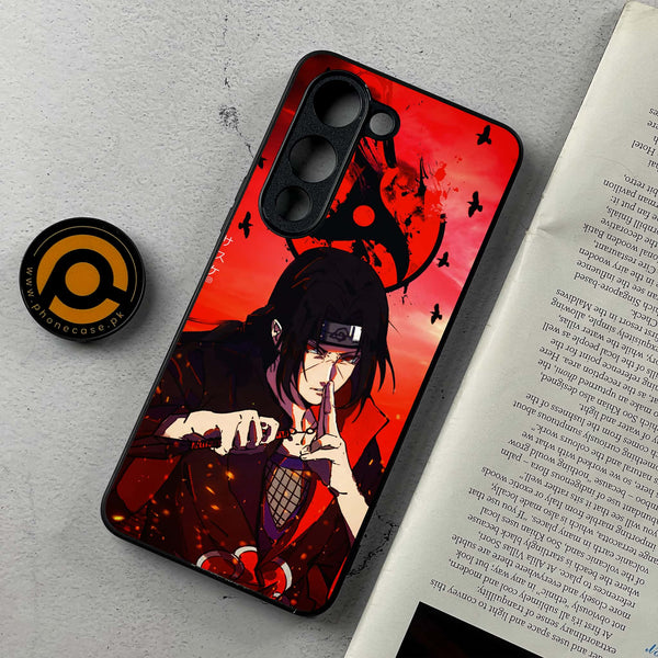 Vivo Y04 - Uchiha Itachi - Premium Metal Printed soft Bumper shock Proof Case