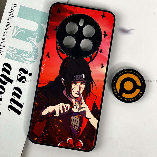 Realme 12 Plus 5G - Uchiha Itachi - Premium Printed Glass soft Bumper Shock Proof Case