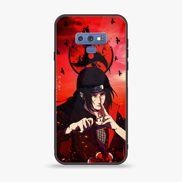 Samsung Galaxy Note 9 -  Uchiha Itachi  - Premium Printed Glass soft Bumper Shock Proof Case