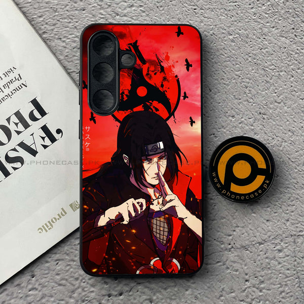Samsung Galaxy S25 FE - Uchiha Itachi - Premium Metal Printed soft Bumper shock Proof Case