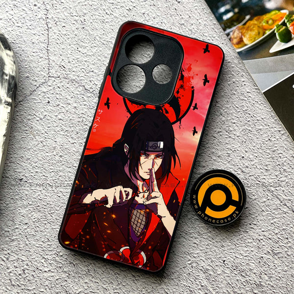 Oppo A5 Pro  -  Uchiha Itachi -  Premium Printed Metal soft Bumper shock Proof Case
